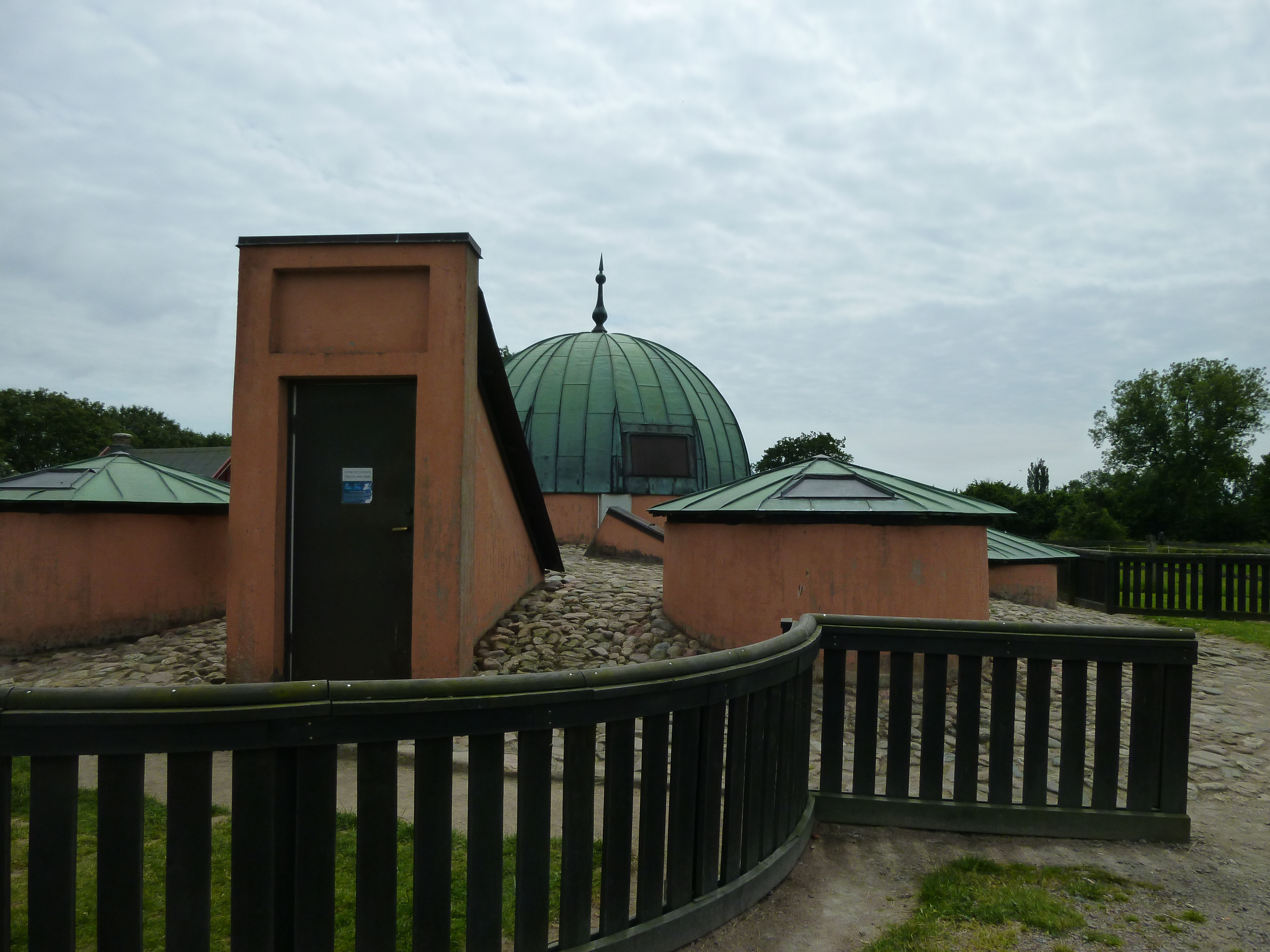 Stjerneborg, dörren som leder ner till observatoriets föreställning.